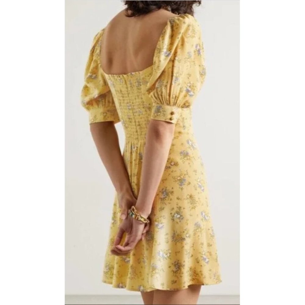 NWT Reformation Lillet Floral Mini Dress Size 12 - Picture 15 of 15